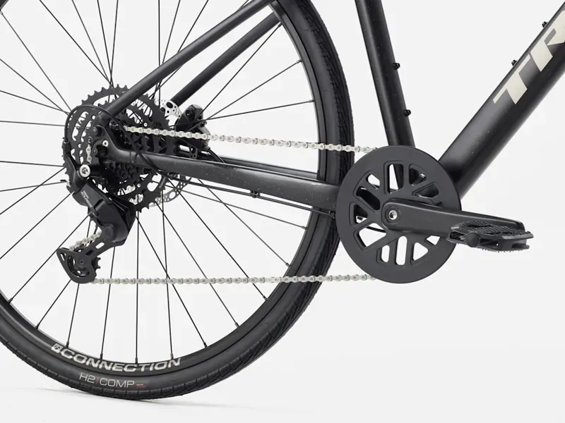 Trek FX 2 Stepover Hybrid Bike in Carbon Dark Grey-4