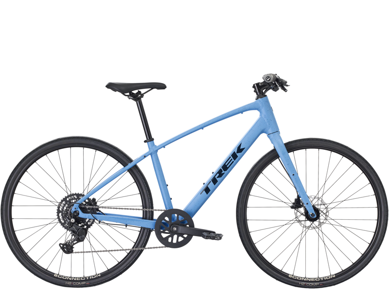 Trek FX 2 Stepover Hybrid Bike in Fjord Blue