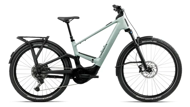 Orbea Muga 30 eHybrid Bike in Blue Stone - Diamond Black Matt